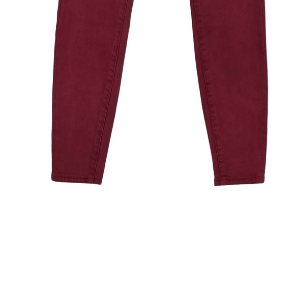 NWTs Tractr Size 0/25 Nina High Rise Slim Fit Pants. Color is Cordovan - Picture 4 of 12